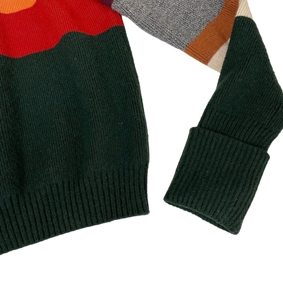 Genuine People Striped Colorblock Sweater Small - Picture 9 of 15